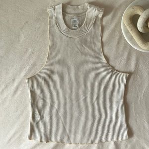 Urban Outfitters White Knit Tank